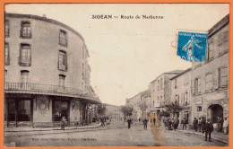 11 - B33782CPA - SIGEAN - Route De Narbonne - La Rotonde - Très Bon état - AUDE - Sigean