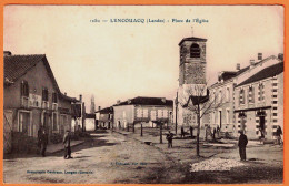 40 - B33754CPA - LENCOUACQ - Place De L'église - Cercle Des Travailleurs - Très Bon état - LANDES - Andere & Zonder Classificatie