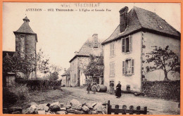 12 - B33748CPA - THERONDELS - L' Eglise Et Grande Rue - Vins En Gros Trédoulat - Très Bon état - AVEYRON - Andere & Zonder Classificatie