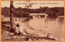 40 - B33752CPA - HOSSEGOR - L' Heure Du Bain Au Bouret - Très Bon état - LANDES - Hossegor