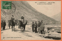 9 - T33708CPA - L'HOSPITALET - Types Du Pays Au Bord De La Route Nationale - Très Bon état - ARIEGE - Autres & Non Classés