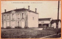 33 - B33703CPA - ST SAINT LAURENT DU BOIS - La Mairie Et Les écoles - Très Bon état - GIRONDE - Andere & Zonder Classificatie