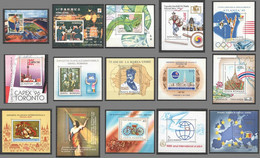 RM 1986-2000 ROMANIA OLYMPIC GAMES DANUBE DELTA PHILATELIC EXPOS 15BL MNH - Autres & Non Classés