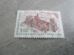 Epinal - Basilique Saint-Maurice - Vosges - 3f. - Yt 3108 - Brun, Rouge Et Vert - Oblitéré - Année 1997 - - Oblitérés