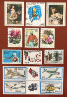 1982 - Italian Republic (13 New And Used Stamps) MNH & U - ITALY STAMPS - 1981-90: Oblitérés