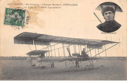 91 - ETAMPES - SAN52157 - Nos Aviateurs - L'Aviateur Maurice L. Chevillard Sur Biplan H. Farman - Type Militaire - Etampes