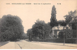 92 - BOULOGNE S/SEINE - SAN52172 - Quai Du 4 Septembre - Boulogne Billancourt