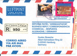 Yemen Registered Air Mail Cover Sent To Germany 3-4-2000 - Yemen