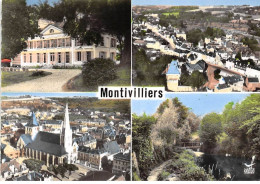 76 . N°sac10609 . Montivilliers . L'Eglise . Quartier Nord . En Avion Au Dessus De . Cpsm 10X15 Cm . LAPIE - Montivilliers