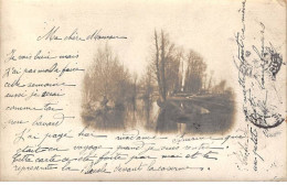 76 - N°83416 - EU - Bord D'une Rivière - Carte Photo - Eu