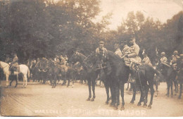 Militaire - N°83490 - Etat-Major - Maréchal Pétain à Cheval - Carte Photo - Characters