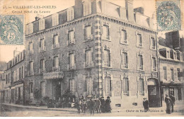 50 - VILLEDIEU LES POELES - SAN46286 - Grand Hôtel Du Louvre - Pli - Villedieu