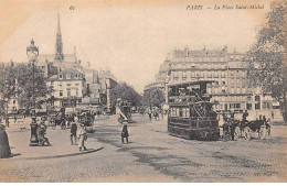 75005 - PARIS - SAN45193 - La Place Saint Michel - Paris (05)