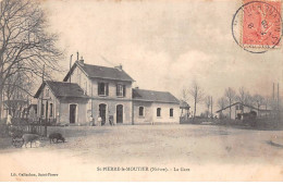 58 - SAINT PIERRE LE MOUTIER - SAN55305 - La Gare - Saint Pierre Le Moutier