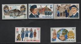 LOT 624 - ILE DE MAN N° 268/272  ** - SCOUTISME - MAINS - LA TERRE - Neufs