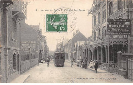 62 - PARIS PLAGE - SAN55493 - La Rue De Paris - L'Hôtel Des Bains - Le Touquet
