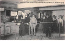 75 - PARIS - SAN55680 - Les Guichets D'une Gare Souterraine Du Métropolitain - Metro, Estaciones