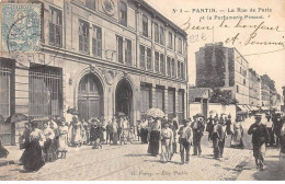 93 - PANTIN - SAN57516 - La Rue De Paris Et La Parfumerie Pinaud - Pantin