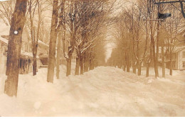 Royaume-Uni - N°84525 - Une Rue Sous La Neige - Carte Photo à Localiser - Other & Unclassified