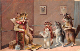 Illustrateurs - N°83880 - Louis Wain - Chats Venant Voir Un Vieux Chat Assis - Wain, Louis