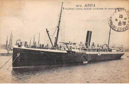 BATEAUX - SAN50955 - ABDA - Paquebot Poste - Rapide Courrier Du Maroc - Steamers