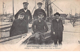 35 - SAINT MALO - SAN51606 - Les Survivants Du "Hilda" - Naufragés Le 19 Novembre 1905 Ayant à Bord 120 Passagers - Saint Malo