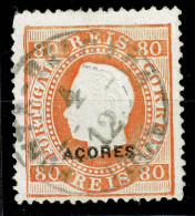 Açores, 1882, # 41b Dent. 13 1/2, Used - Azores