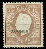 Açores, 1882, # 38a Dent. 13 1/2, MH - Azores