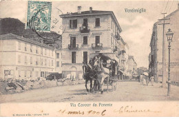 ITALIE - SAN48435 - Ventimiglia - Via Cavour Da Ponente - Imperia