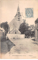 91 - MONNERVILLE - SAN49525 - L'Eglise - En L'état - Décollée - Autres & Non Classés