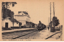 77 - STE MAMMES - SAN49613 - La Gare - Train - Saint Mammes