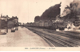 89 - LAROCHE - SAN49624 - La Gare - Train - Laroche Saint Cydroine