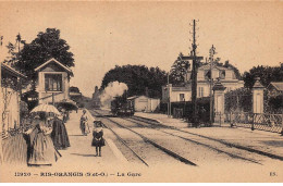 91 - RIZ ORANGIS - SAN49627 - La Gare - Train - Ris Orangis