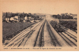 91 - ATHIS MONS - SAN49630 - Vue Sur La Ligne De Chemin De Fer - Train - Athis Mons