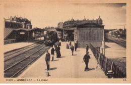 92 - ASNIERES - SAN49634 - La Gare - Train - Asnieres Sur Seine