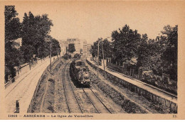 92 - ASNIERES - SAN49635 - La Ligne De Versailles - Train - Asnieres Sur Seine