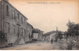 55 - VILLE SUR COUSANCES - SAN47582 - La Mairie Et L'Ecole - Autres & Non Classés