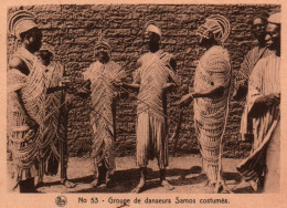 CPA - HAUTE-VOLTA - Groupe De Danseurs SAMOS Costumés ... Edition Nels (format 11,5x8,5) - Burkina Faso