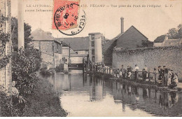 76 - FECAMP - SAN53297 - Vue Prise Du Pont De L'Hôpital - Fécamp