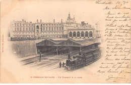 78 - SAINT GERMAIN EN LAYE - SAN57395 - Le Château & La Gare -  Train - St. Germain En Laye