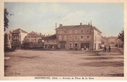 01 - MONTREVEL - SAN44381 - Avenue Et Place De La Gare - Zonder Classificatie