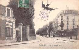 95 - ARGENTEUIL - SAN50932 - La Grande Rue - Pli - Argenteuil