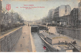 75010 - PARIS - SAN53245 - Le Passage De L'Ecluse St Martin - Péniche - En L'état - Paris (10)