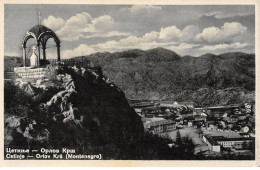 Croatie - N°84469 - CETINJE - Orlov Kra (Montenegro) - Carte Photo - Kroatië