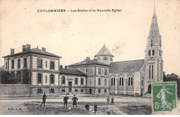 77 - COULOMMIERS - SAN49402 -- Les Ecoles Et La Nouvelle Eglise - Coulommiers