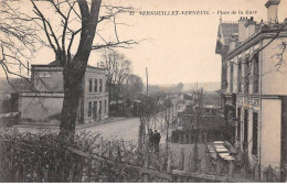 78 - VERNOUILLET VERNEUIL - SAN49435 - Place De La Gare - Verneuil Sur Seine