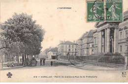 15 - AURILLAC - SAN56837 - Palais De Justice Et Rue De La Préfecture - Aurillac