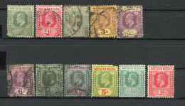 NIGERIA DE NORD : Yv. N° 28 à 38,40,41 (parti Fil CA Multiple *, (o) Edouard VII, George V Cote  Environ 65 Euro BE R 2s - Nigeria (...-1960)