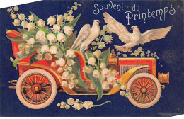 Fantaisie - N°83579 - Souvenir Du Printemps - Colombes Dans Une Voiture Remplie De Muguet - Other & Unclassified