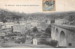 07 - PRIVAS - SAN52362 - Pont Et Village Du Petit Tournon - Privas